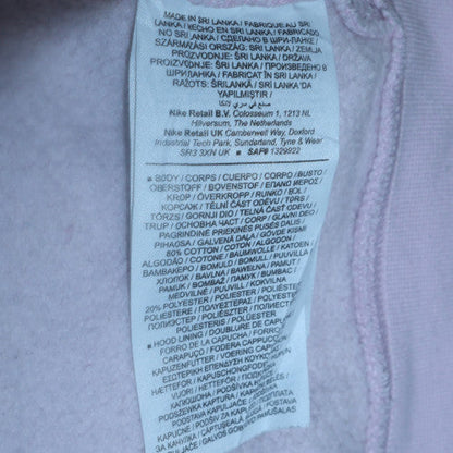 Womens UK Size XL Nike Pink Pullover Hoodie