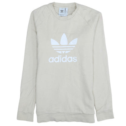 Mens UK Size S adidas Beige Pullover Sweatshirt