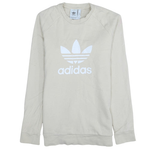 Mens UK Size S adidas Beige Pullover Sweatshirt