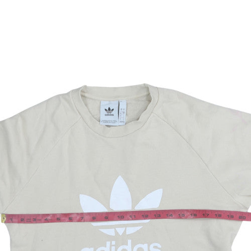 Mens UK Size S adidas Beige Pullover Sweatshirt