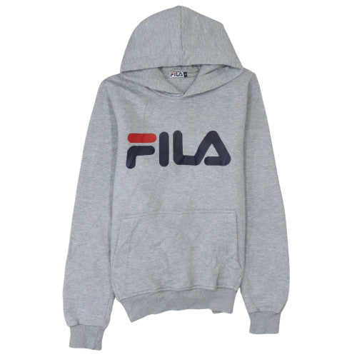 Womens UK Size M FILA Grey Pullover Hoodie