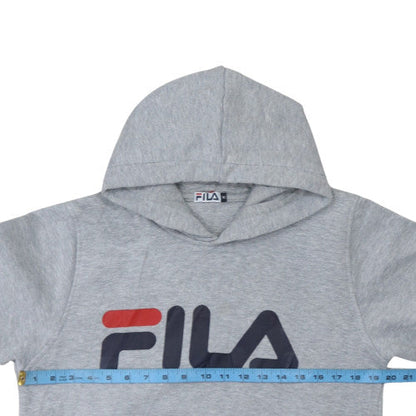 Womens UK Size M FILA Grey Pullover Hoodie