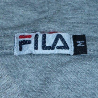 Womens UK Size M FILA Grey Pullover Hoodie