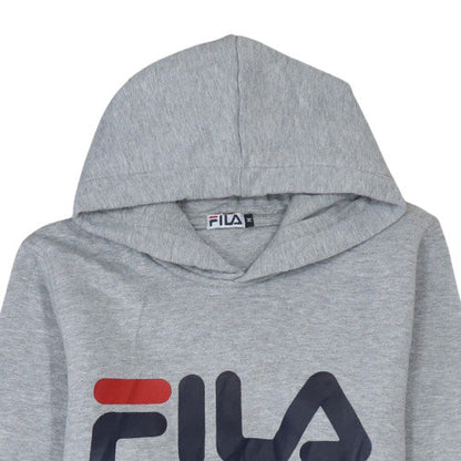 Womens UK Size M FILA Grey Pullover Hoodie