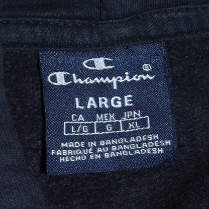 Womens UK Size L Champion Black Pullover Hoodie