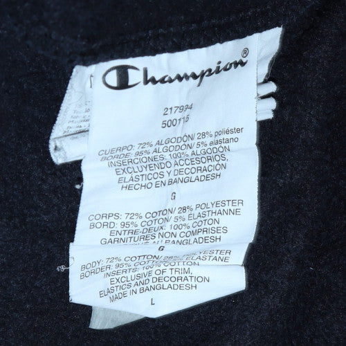 Womens UK Size L Champion Black Pullover Hoodie