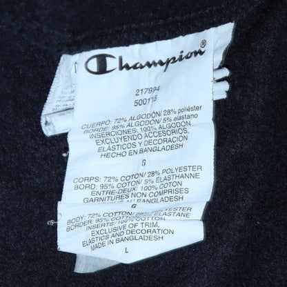 Womens UK Size L Champion Black Pullover Hoodie