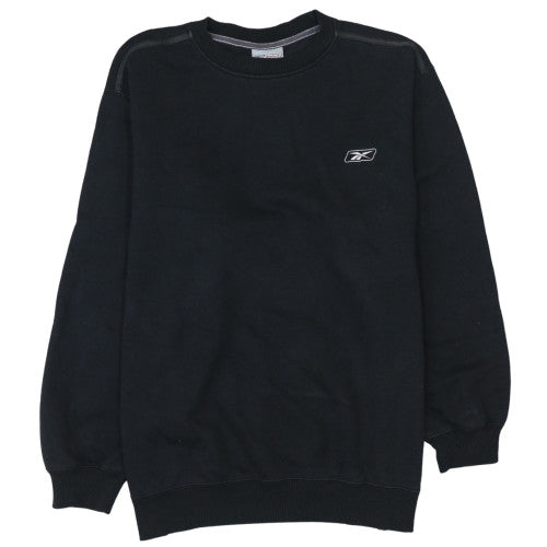 Mens UK Size M Reebok Black Pullover Sweatshirt