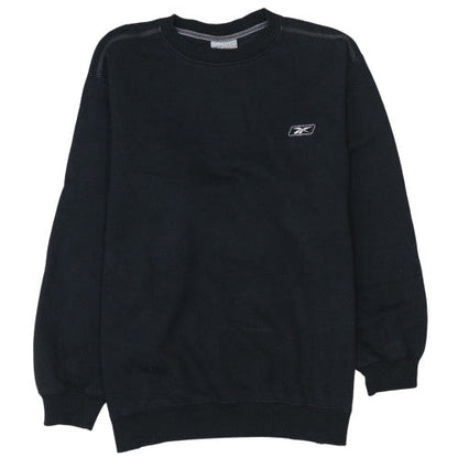 Mens UK Size M Reebok Black Pullover Sweatshirt
