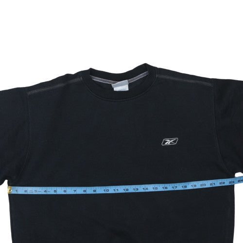 Mens UK Size M Reebok Black Pullover Sweatshirt