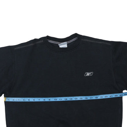 Mens UK Size M Reebok Black Pullover Sweatshirt