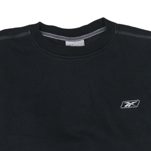 Mens UK Size M Reebok Black Pullover Sweatshirt