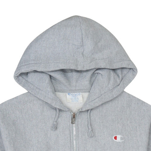 Womens UK Size S Champion Grey Full Zip Hoodie