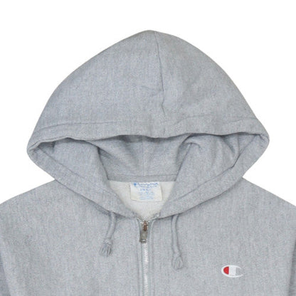 Womens UK Size S Champion Grey Full Zip Hoodie