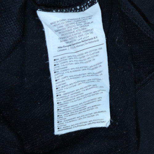 Mens UK Size XS Nike Black Full Zip Hoodie