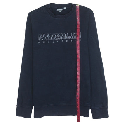 Mens UK Size M Napapijri Blue Pullover Sweatshirt