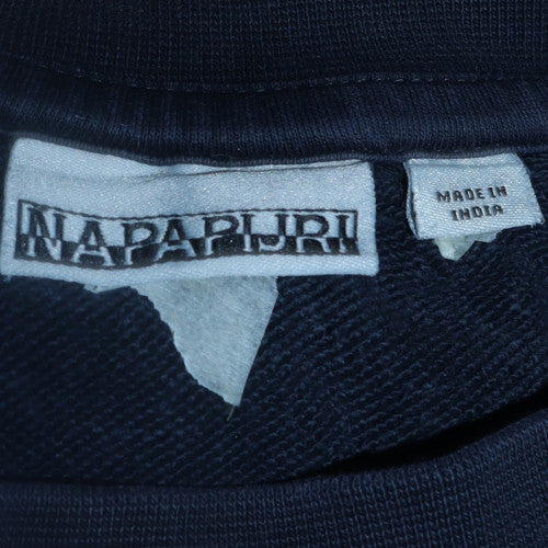 Mens UK Size M Napapijri Blue Pullover Sweatshirt