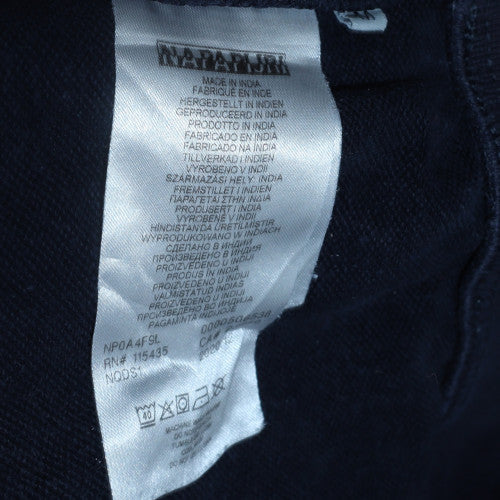 Mens UK Size M Napapijri Blue Pullover Sweatshirt