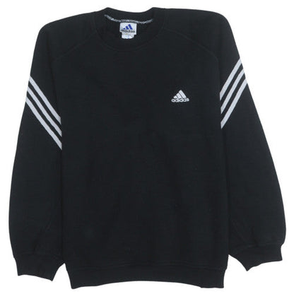 Mens UK Size M adidas Black Pullover Sweatshirt