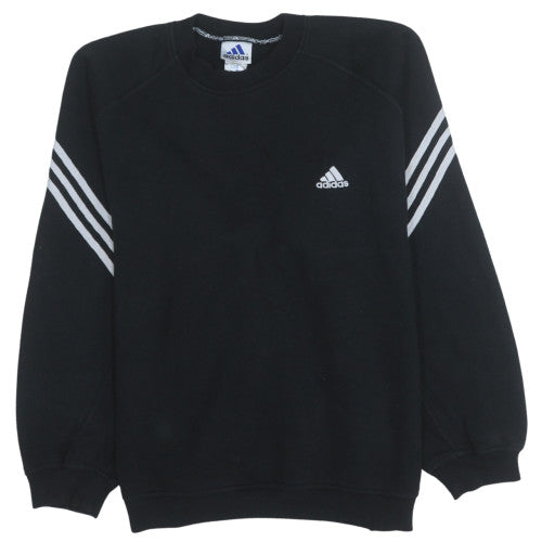 Mens UK Size M adidas Black Pullover Sweatshirt
