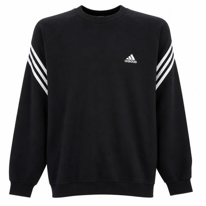 Mens UK Size M adidas Black Pullover Sweatshirt