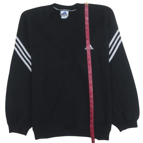 Mens UK Size M adidas Black Pullover Sweatshirt