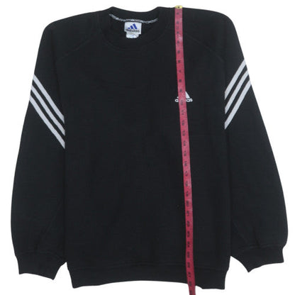 Mens UK Size M adidas Black Pullover Sweatshirt
