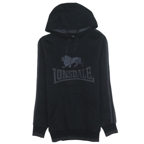 Mens UK Size S Lonsdale Black Pullover Hoodie