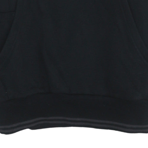 Mens UK Size S Lonsdale Black Pullover Hoodie