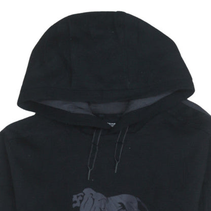 Mens UK Size S Lonsdale Black Pullover Hoodie