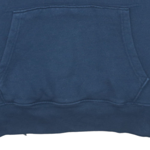 Mens UK Size M Levi's Blue Pullover Hoodie