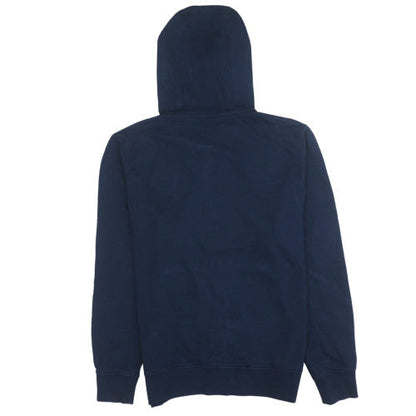 Mens UK Size S Nike Blue Full Zip Hoodie