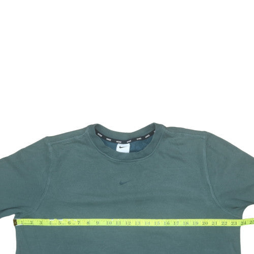 Mens UK Size L Nike Green Pullover Sweatshirt