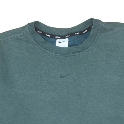 Mens UK Size L Nike Green Pullover Sweatshirt