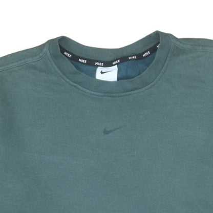 Mens UK Size L Nike Green Pullover Sweatshirt
