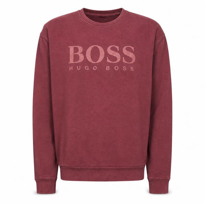 Mens UK Size L HUGO BOSS Red Pullover Sweatshirt