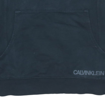 Mens UK Size M Calvin Klein Black Pullover Hoodie