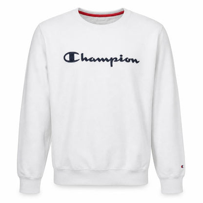 Mens UK Size M Champion White Pullover Sweatshirt