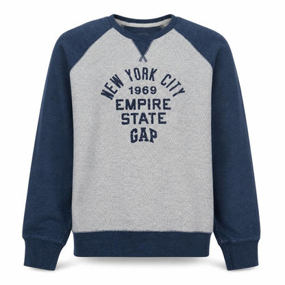 Mens UK Size XL Gap Blue Pullover Sweatshirt