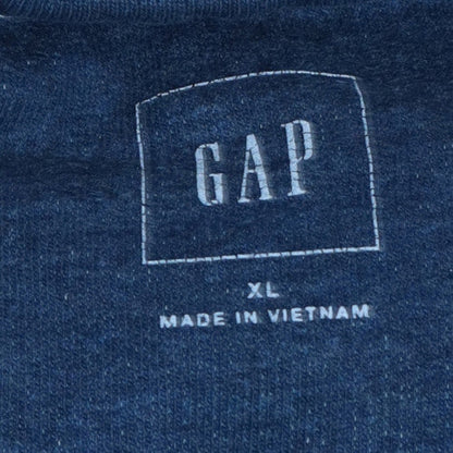 Mens UK Size XL Gap Blue Pullover Sweatshirt