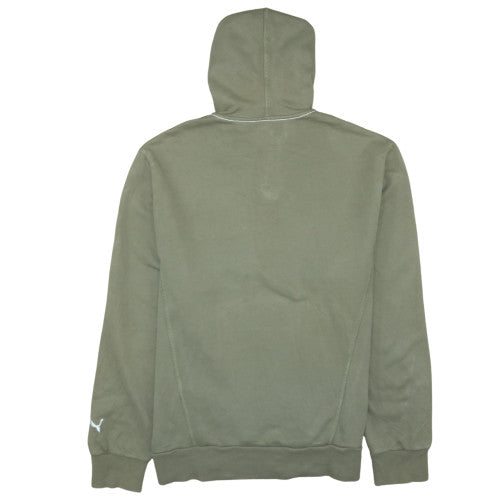 Mens UK Size XL PUMA Green Henley Hoodie