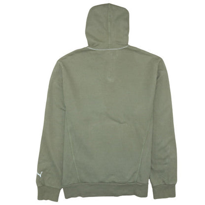 Mens UK Size XL PUMA Green Henley Hoodie
