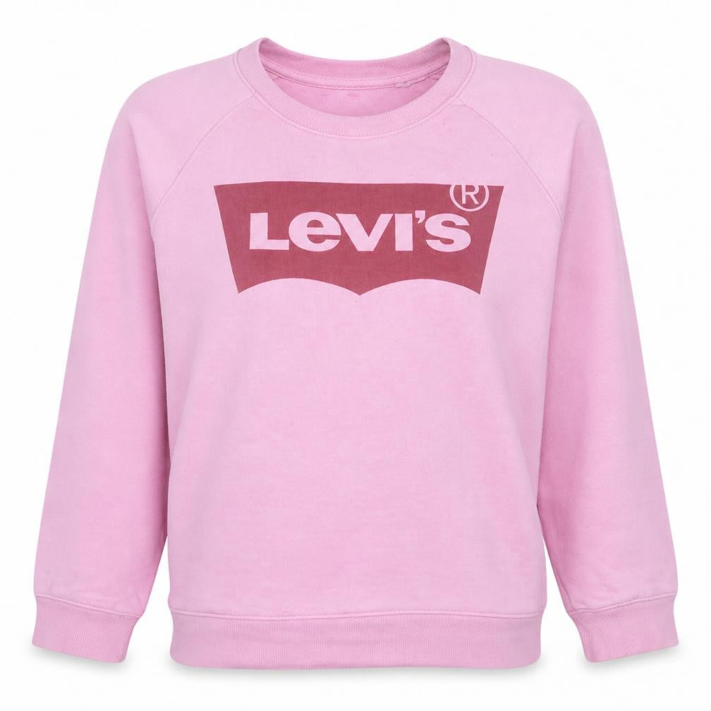 Womens UK Size XS Levi's Pink Pullover Sweatshirt