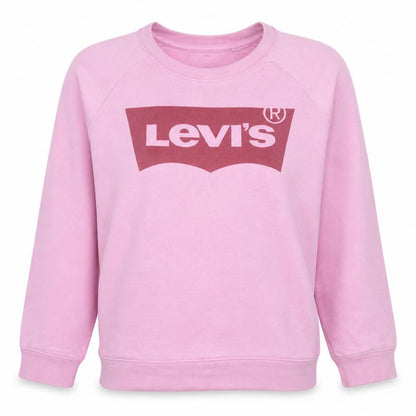 Womens UK Size XS Levi's Pink Pullover Sweatshirt