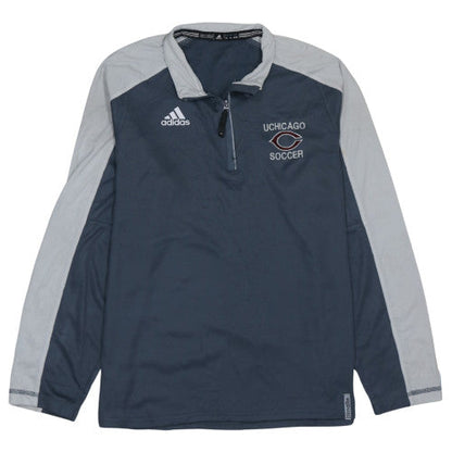 Mens UK Size M adidas Blue Pullover Sweatshirt