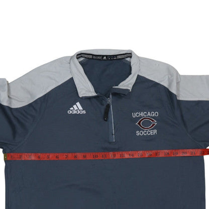 Mens UK Size M adidas Blue Pullover Sweatshirt