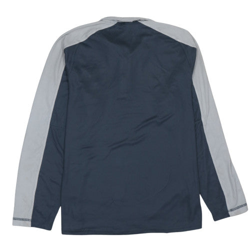 Mens UK Size M adidas Blue Pullover Sweatshirt