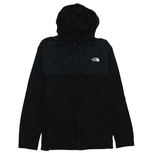Mens UK Size M The North Face Black Full Zip Hoodie