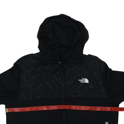Mens UK Size M The North Face Black Full Zip Hoodie