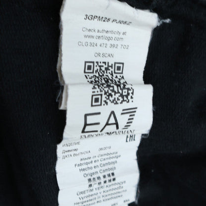 Mens UK Size L Emporio Armani Black Pullover Hoodie